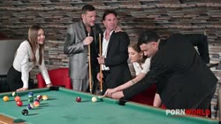 Angelica Heart, Tiffany Tatum - Single And Horny Chapter 2: Billiards Game Turns Into A Wild DP Gangbang For Tiffany Tatum And Angelica Heart 04 07 2025